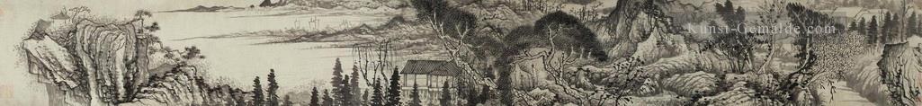 Shitao Tinte Landschaften Chinesische Malerei Ölgemälde